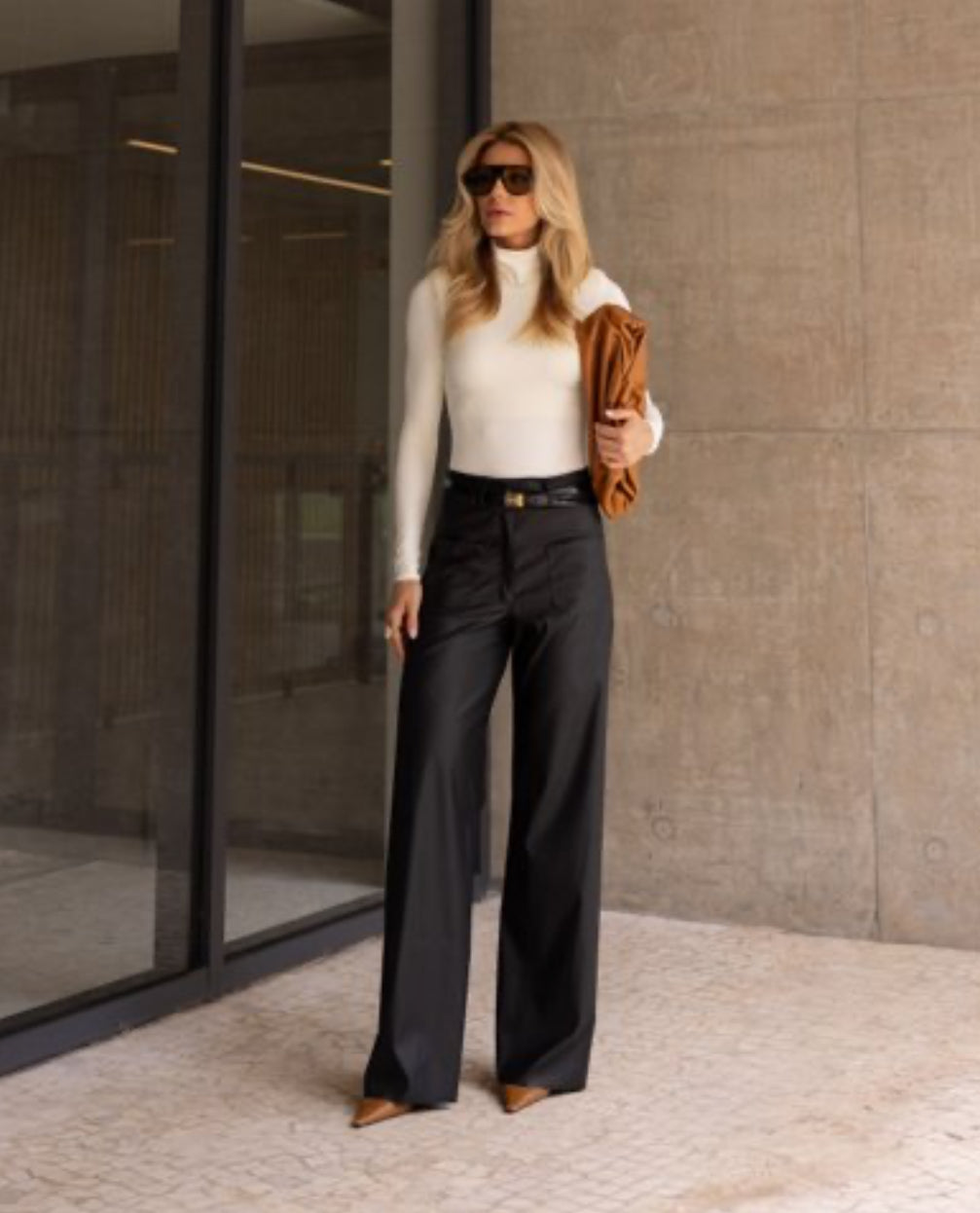 Calça PU Daiana