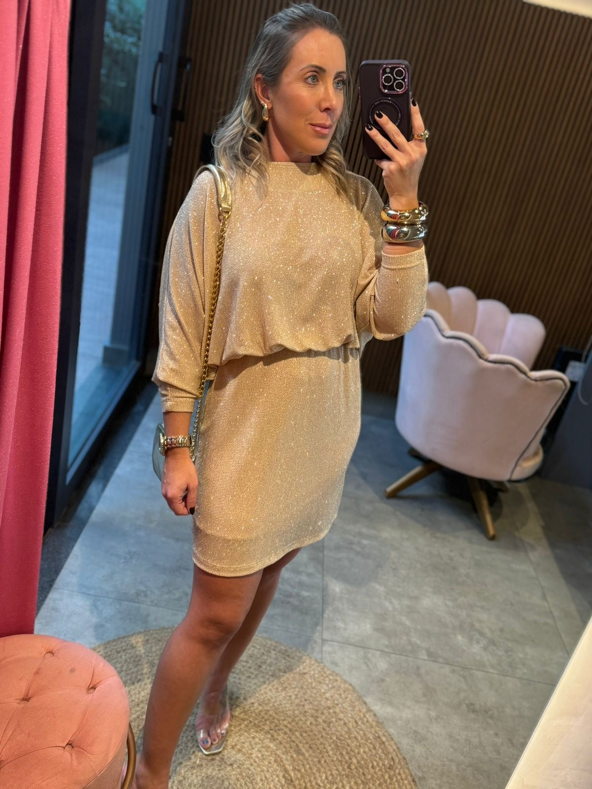 Vestido brilho