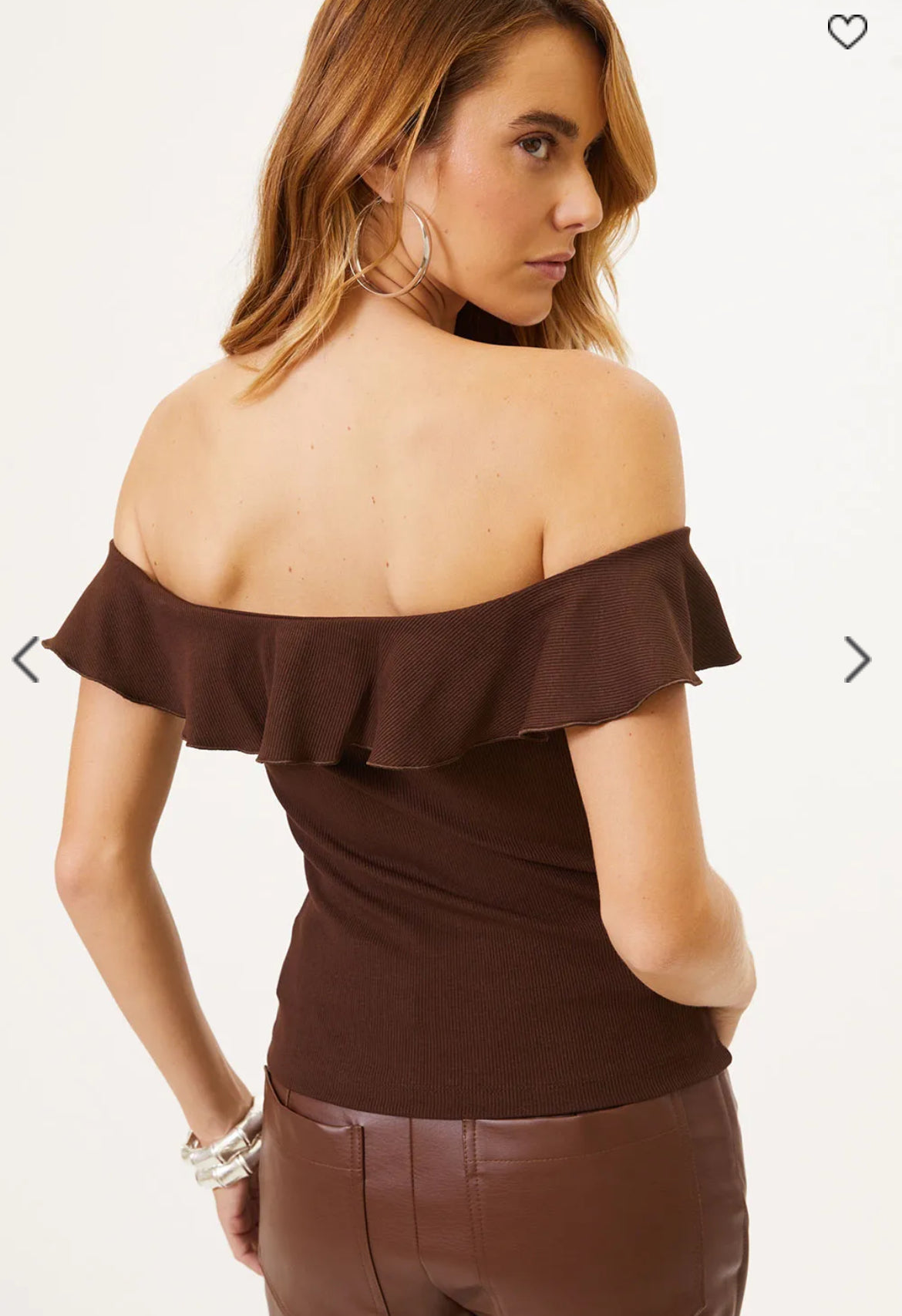 Blusa ombro a ombro Jade