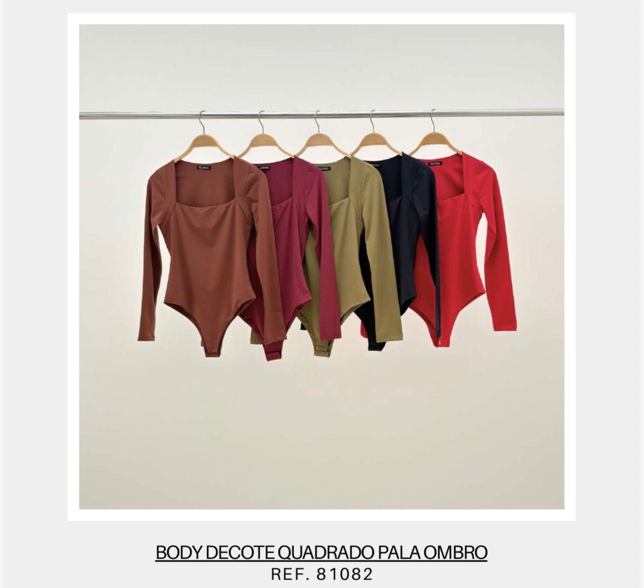 Body decote quadrado