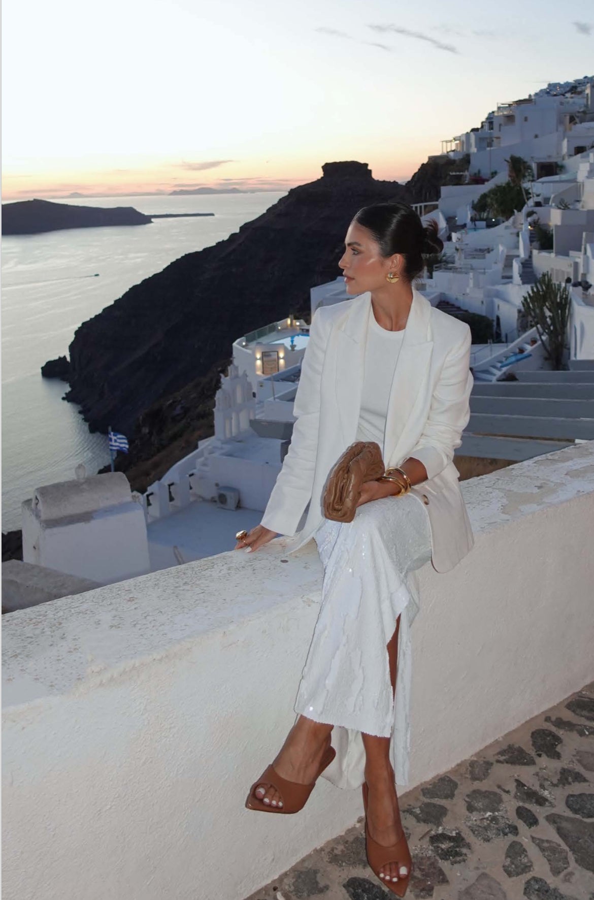 Saia midi Francesca paetê