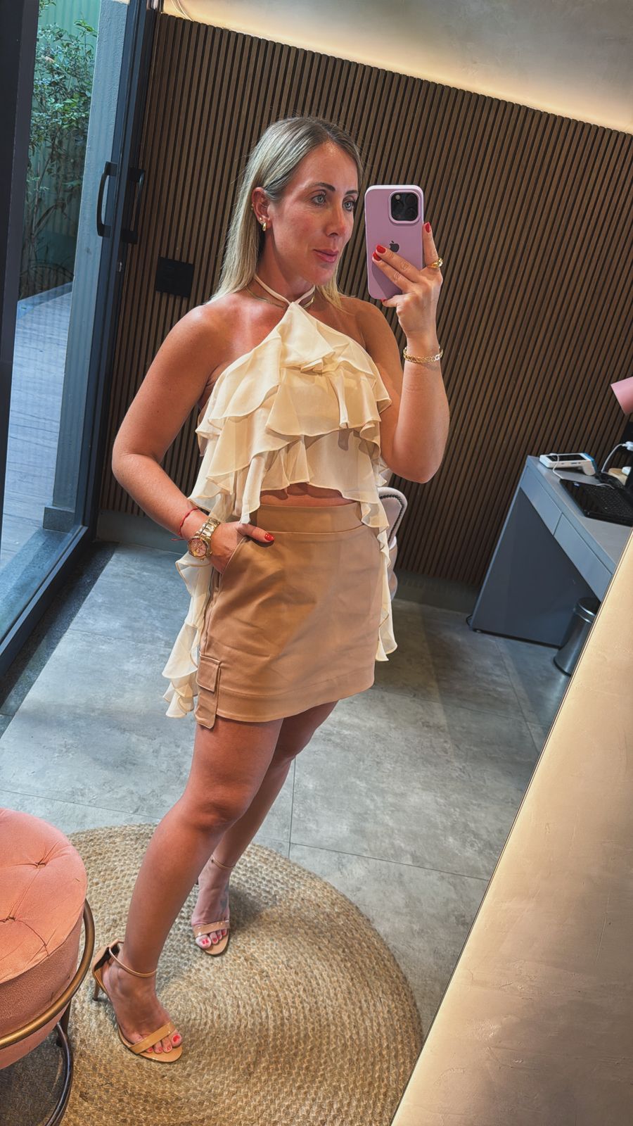 Short saia cargo
