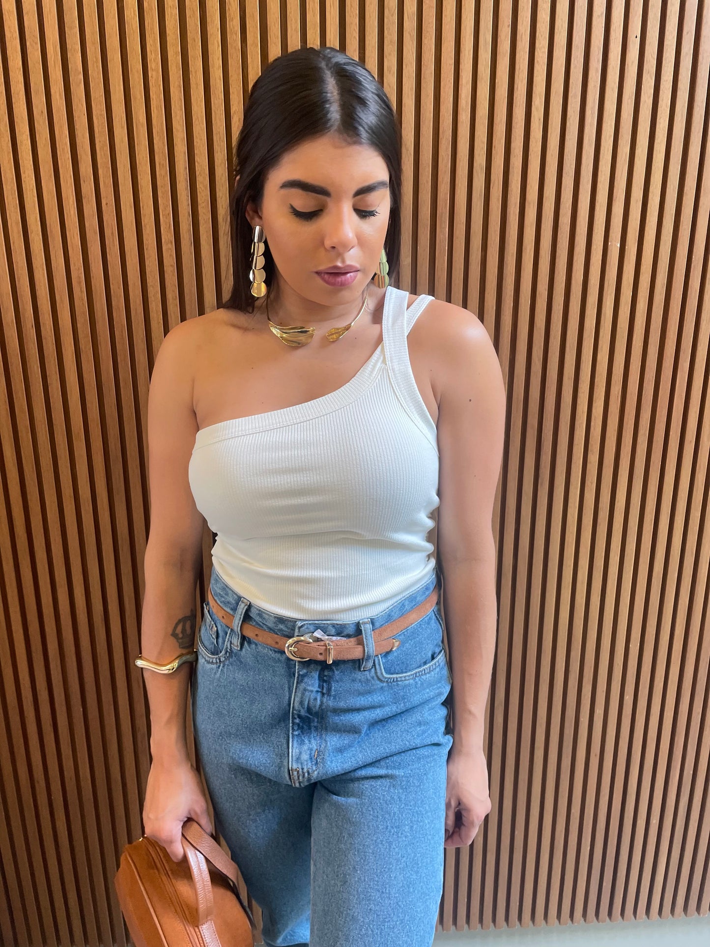 Calça jeans mom