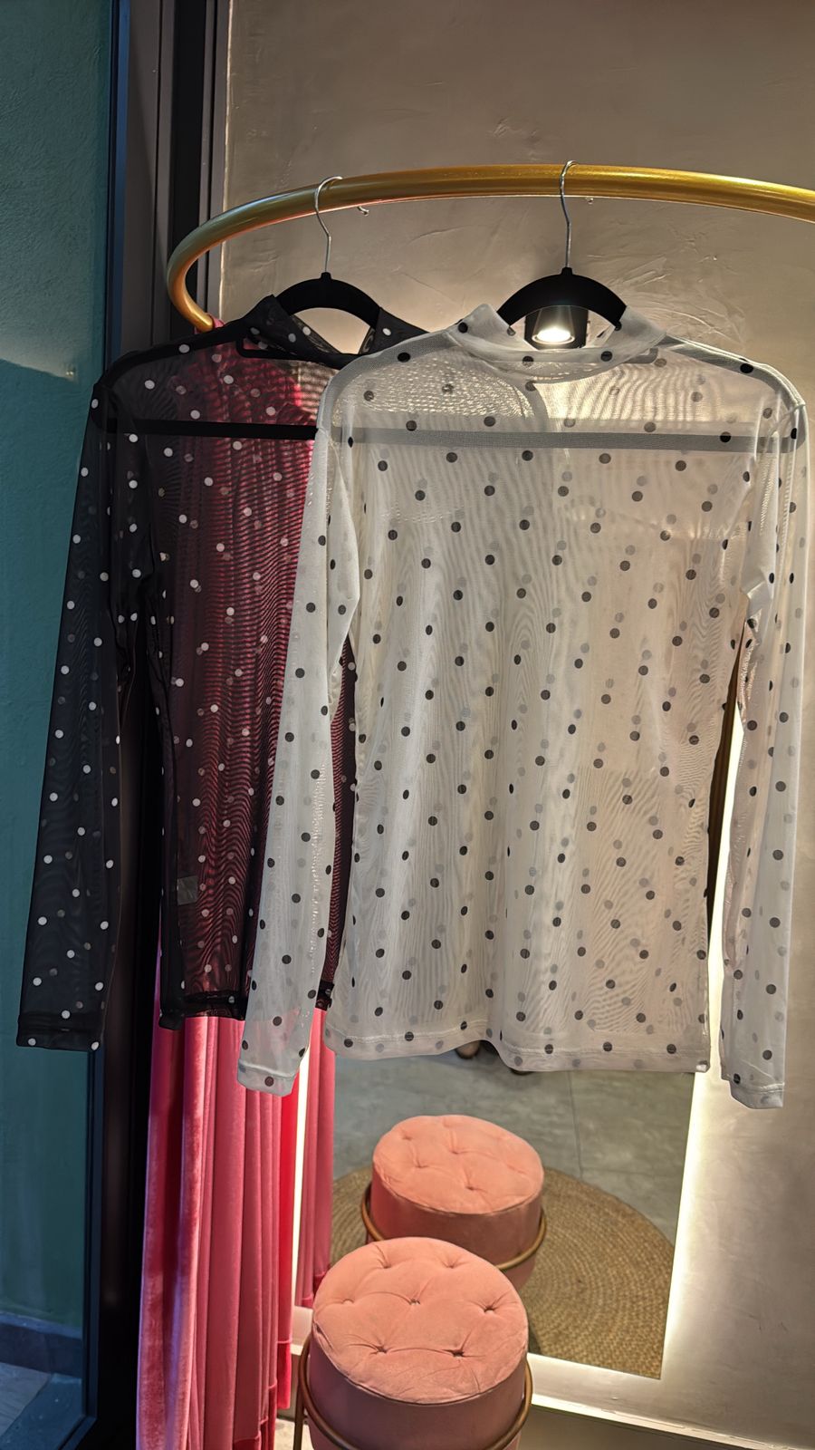 Blusa tule Poá
