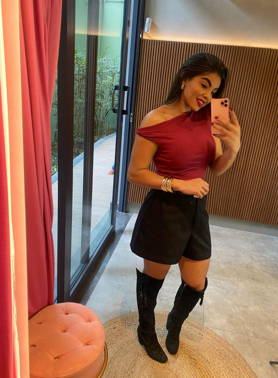 Blusa canelada nó
