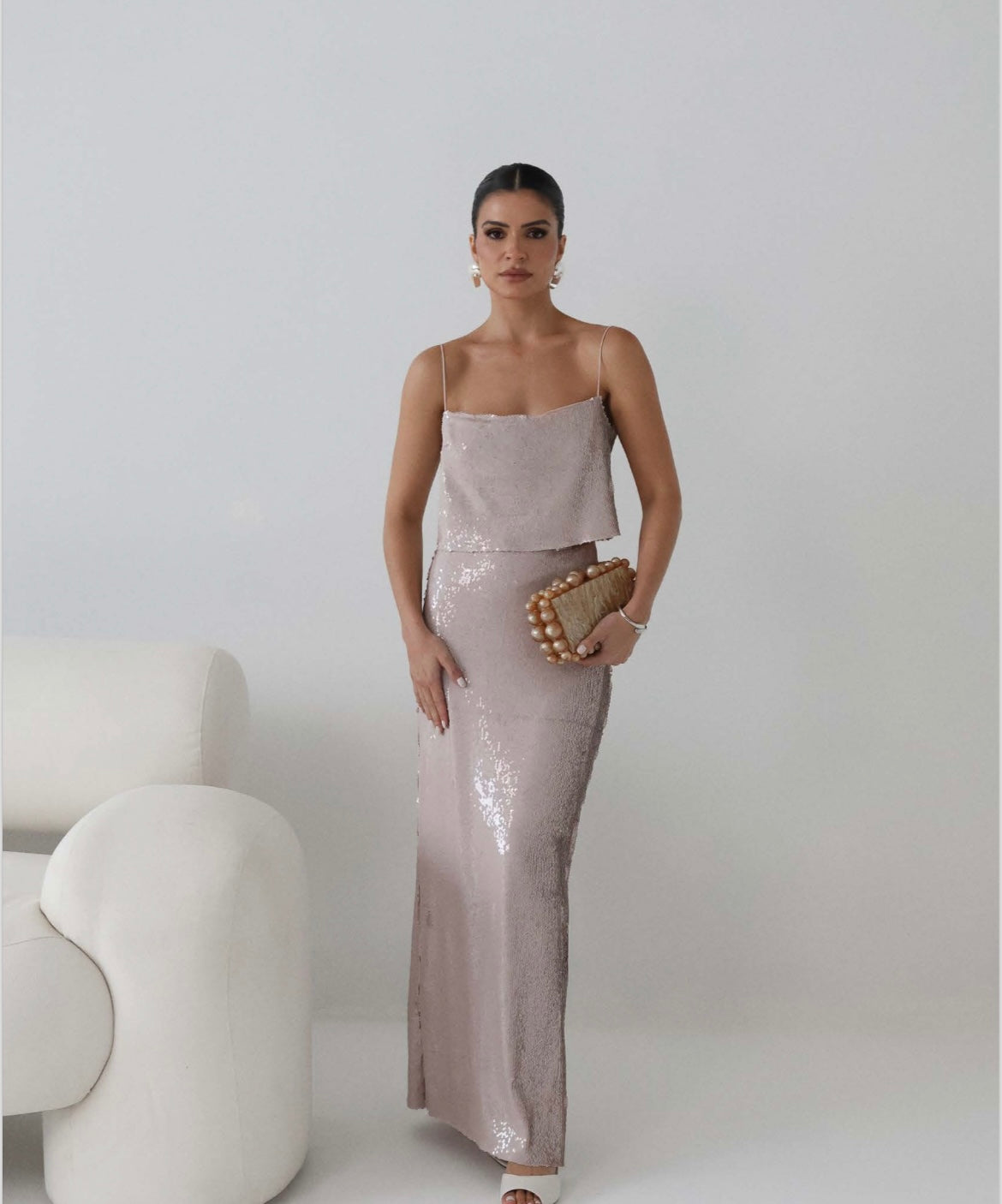 Regata Francesca paetê
