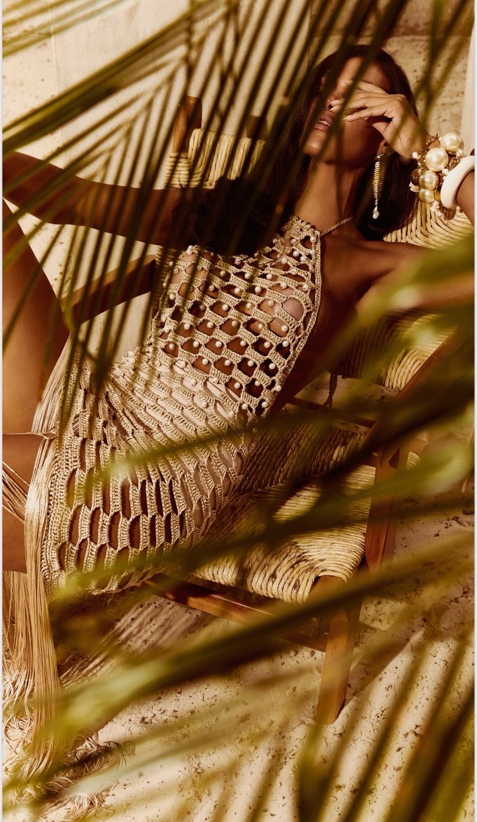 Vestido franja