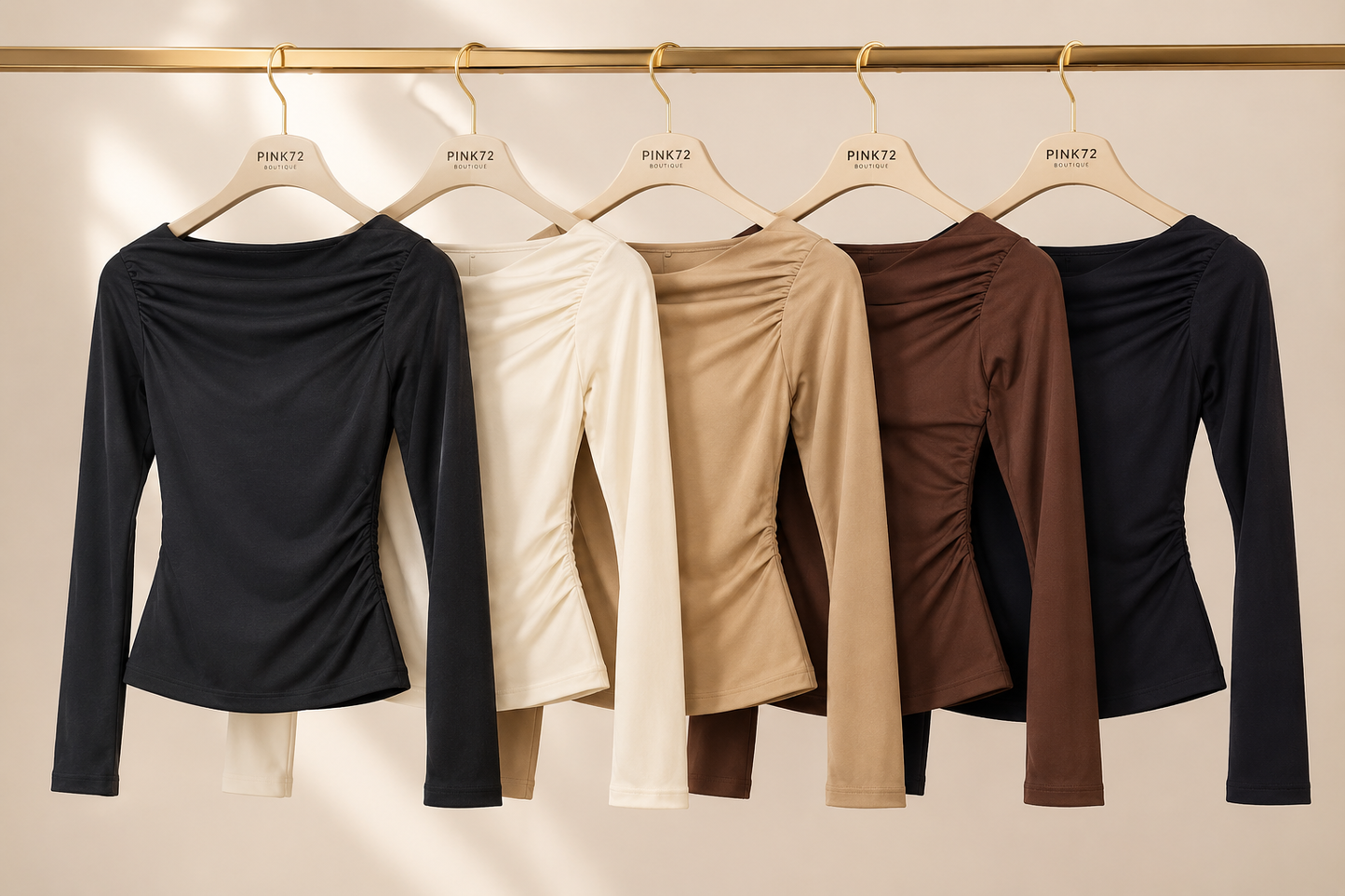 Blusa ombro a ombro poliamida