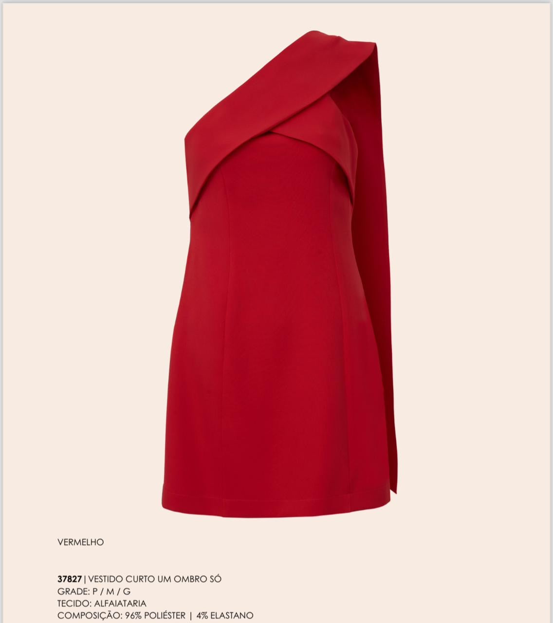 Vestido em alfaiataria