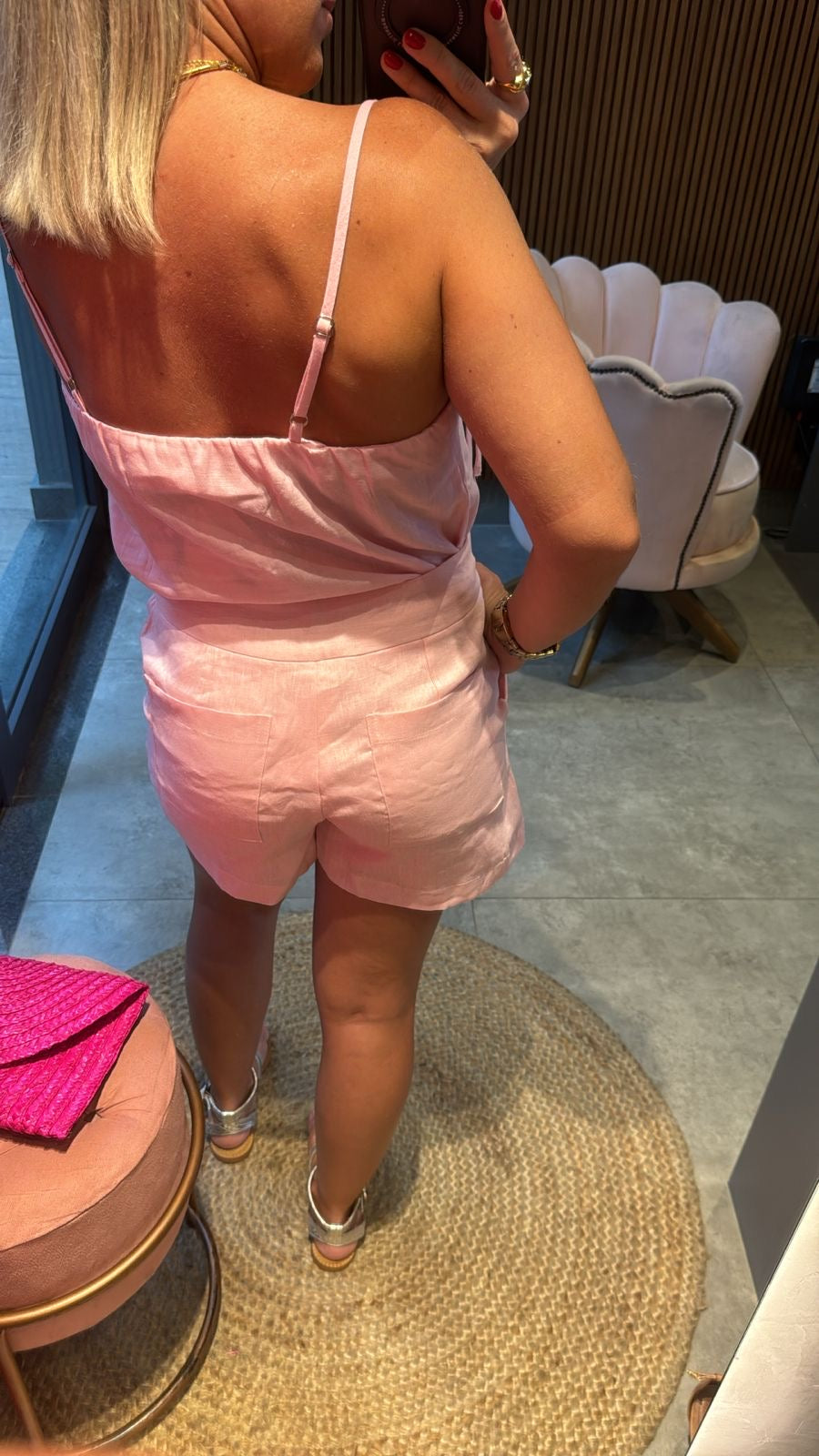 Conjunto Agnes em linho