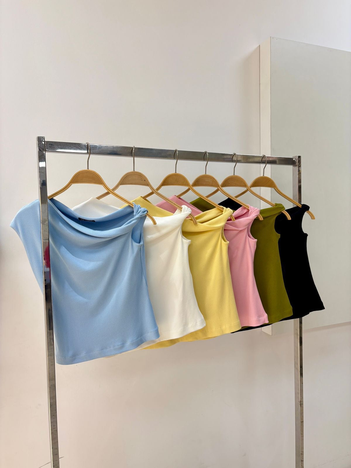 Blusa canelada nó