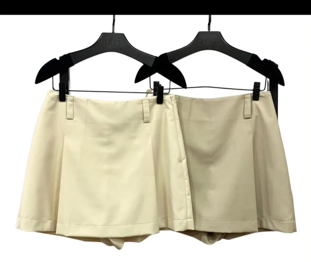 Short saia em alfaiataria