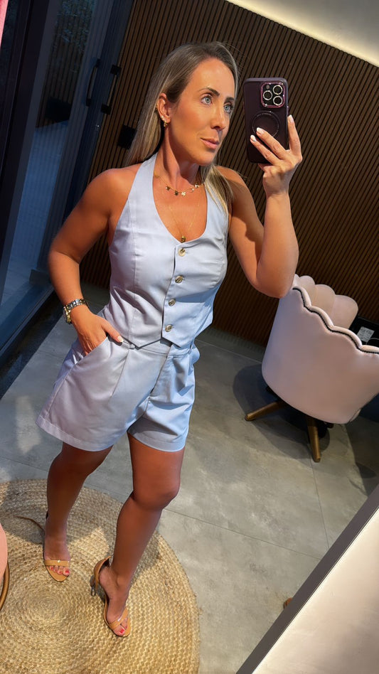 Short em alfaiataria