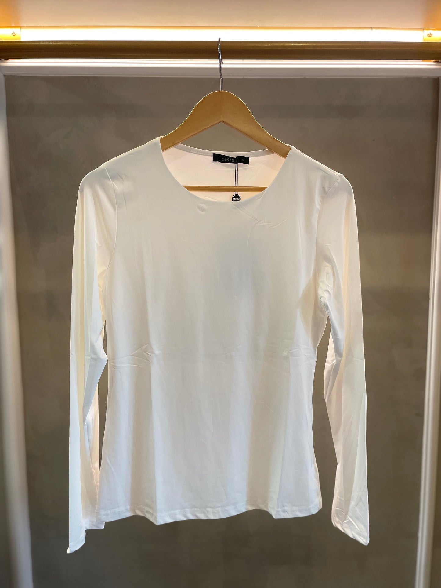 Blusa manga longa poliamida