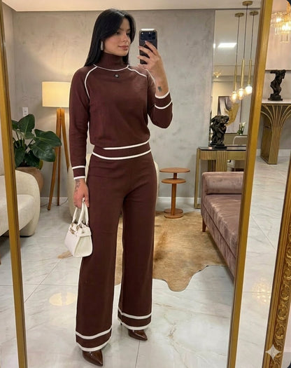 Conjunto em tricô importado