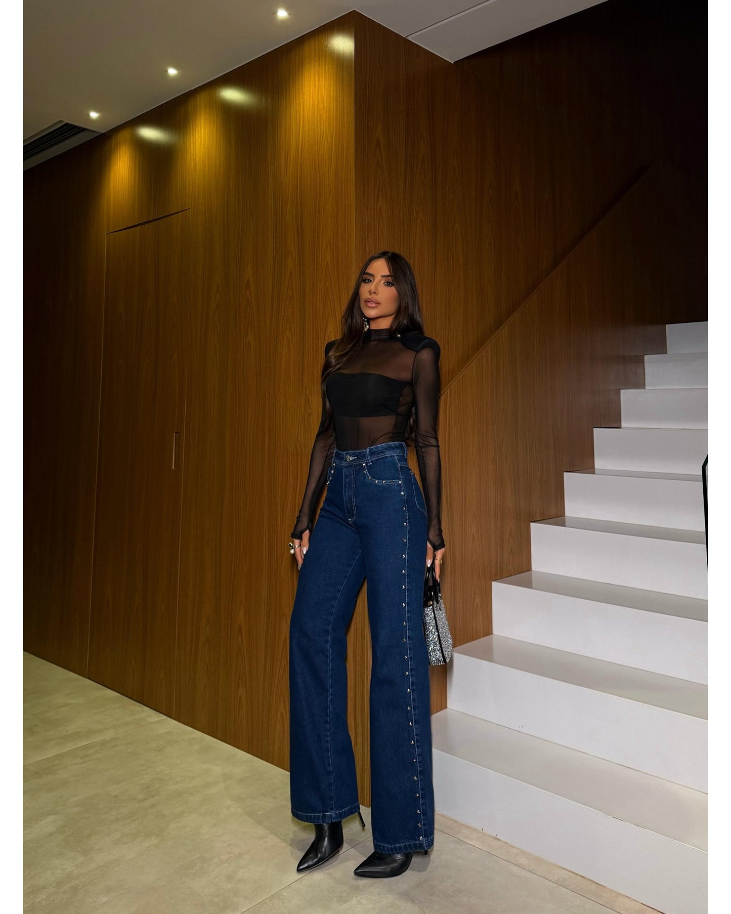 Calça wide Milye