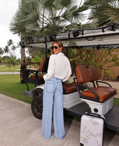Calça jeans wide leg