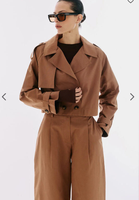 Trench coat curto Jaqueline