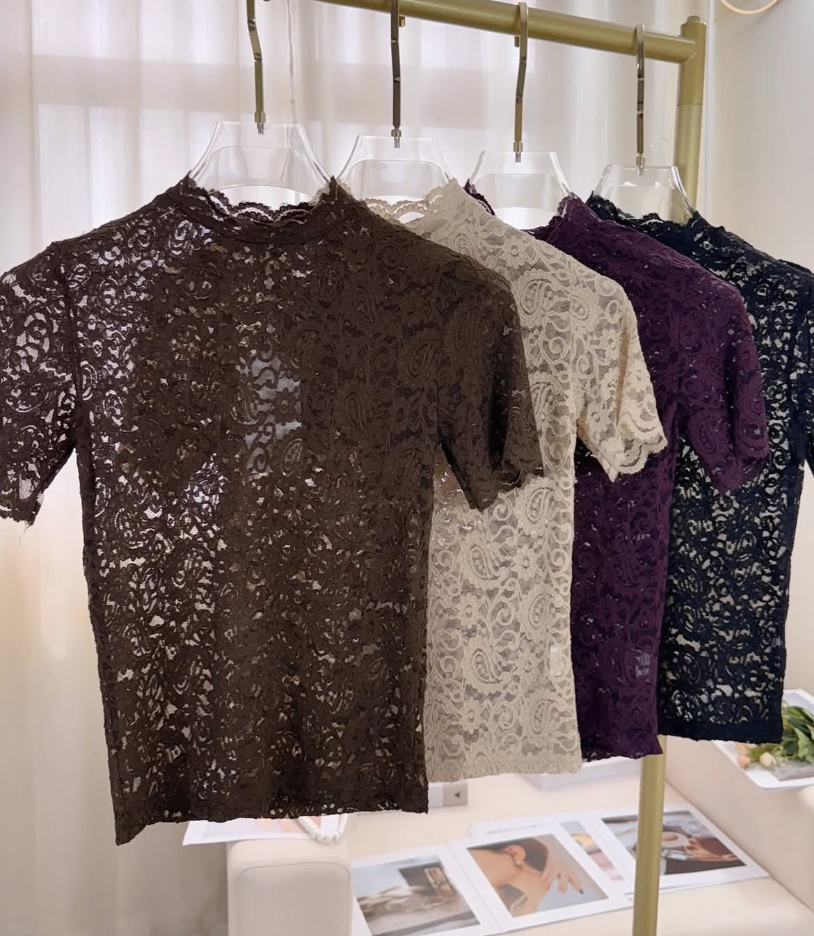 Blusa renda Dália