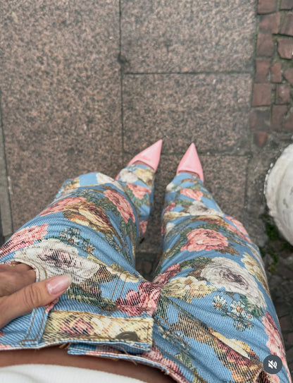 Calça jeans barrel