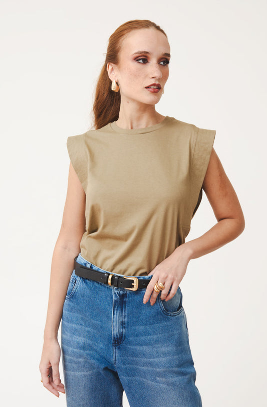 Blusa muscle malha