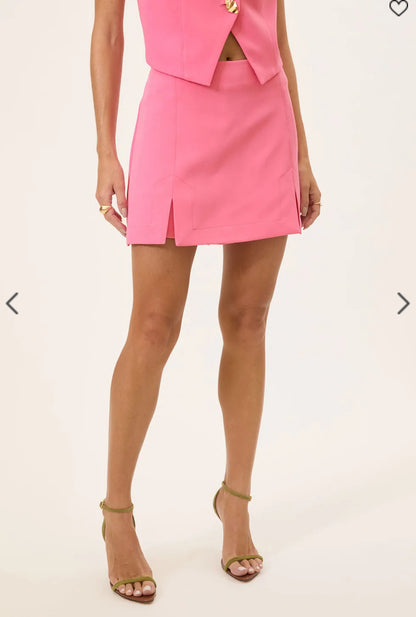 Conjunto short saia colete