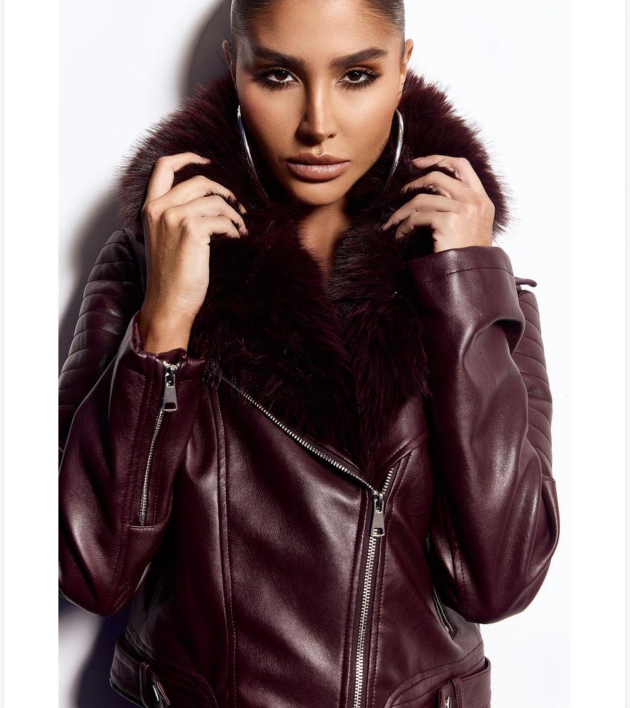 Jaqueta couro pelinho