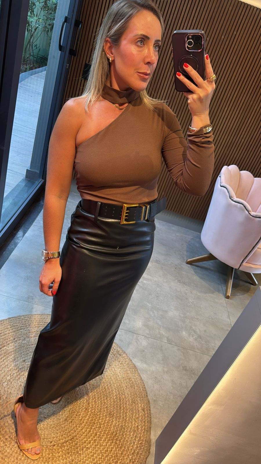 Blusa ombro só golinha