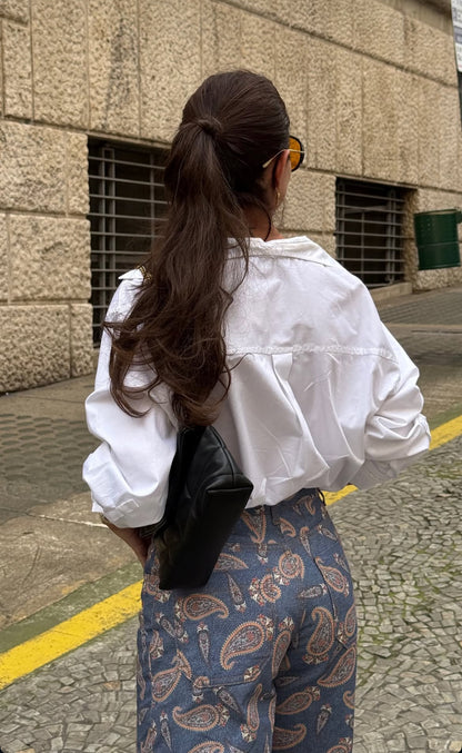 Calça jeans barrel