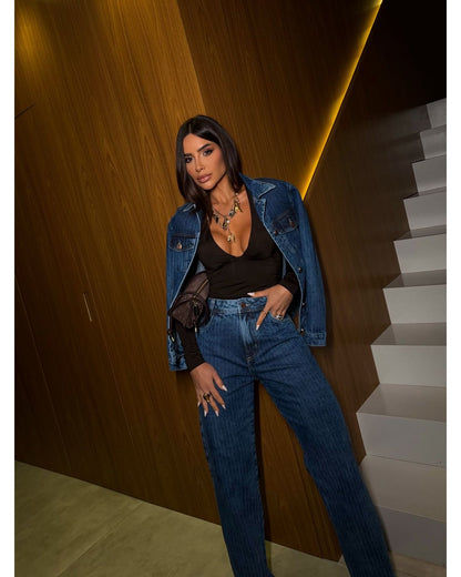 Calça wide leg kylie
