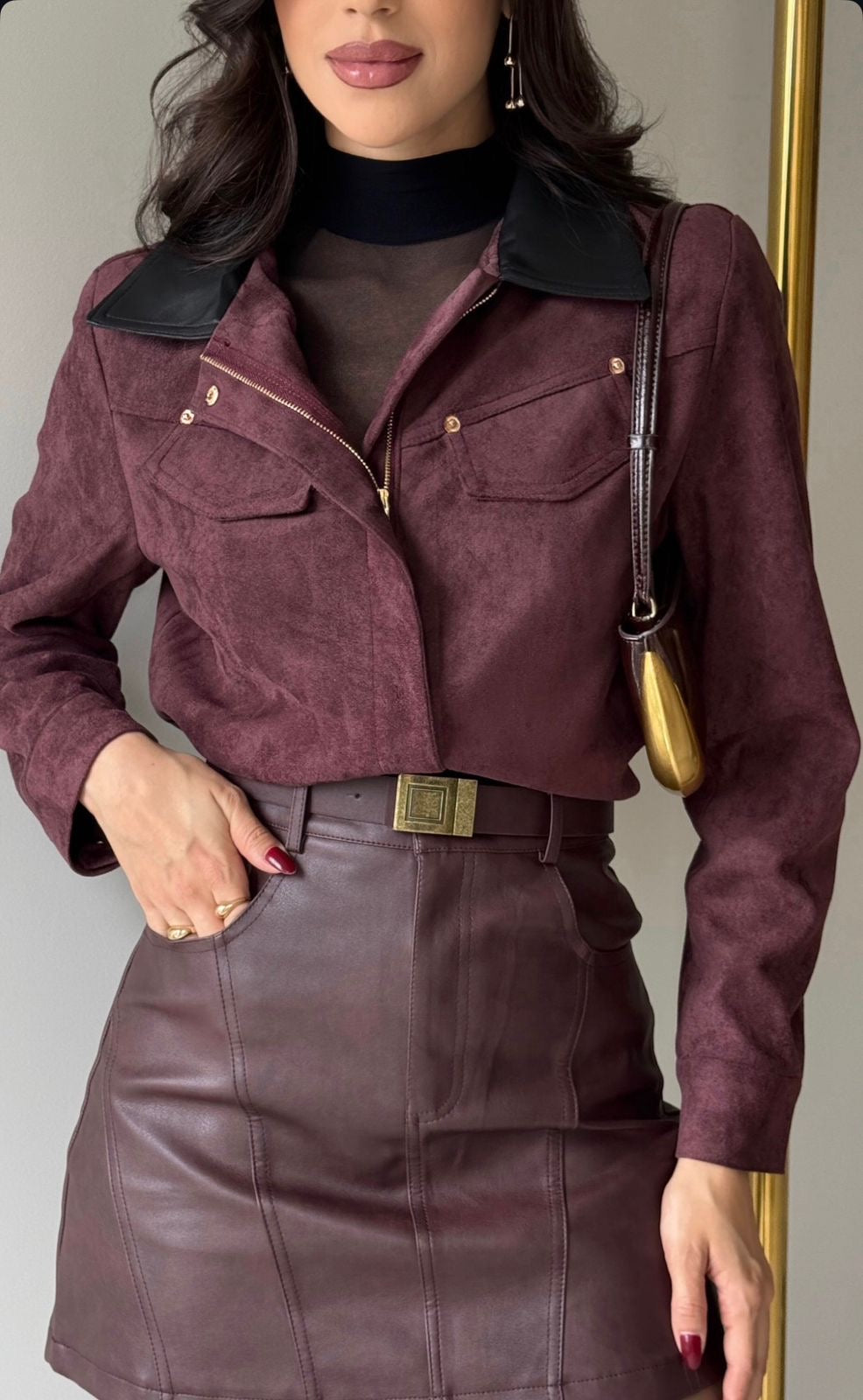Jaqueta suede