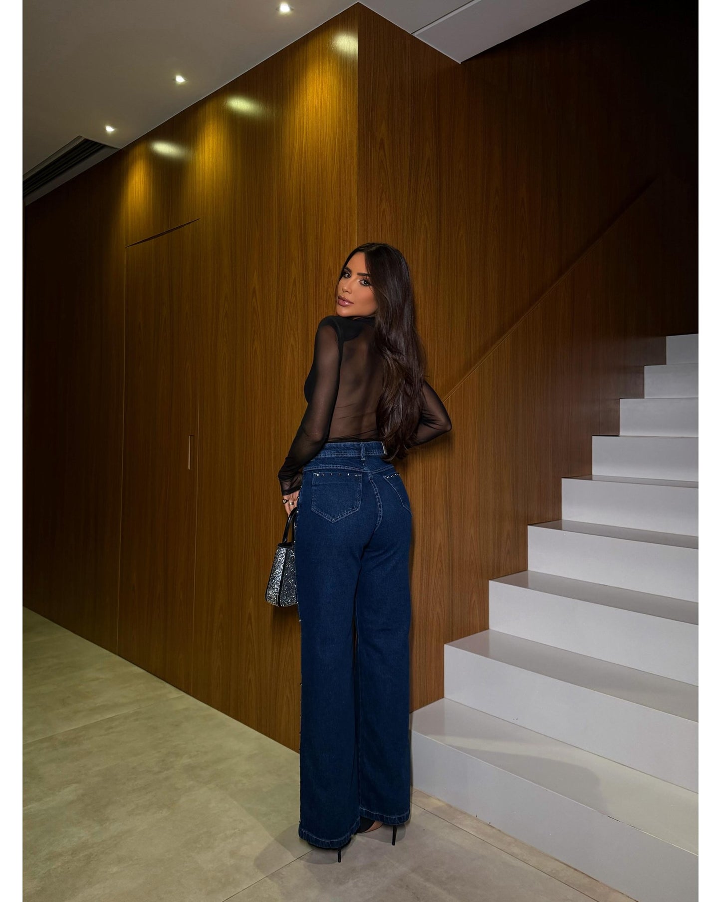 Calça wide Milye