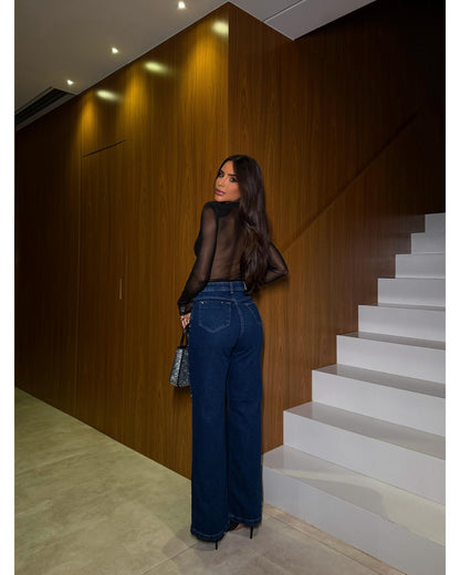 Calça wide Milye