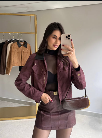 Jaqueta suede
