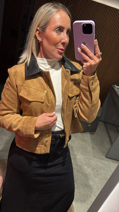 Jaqueta suede