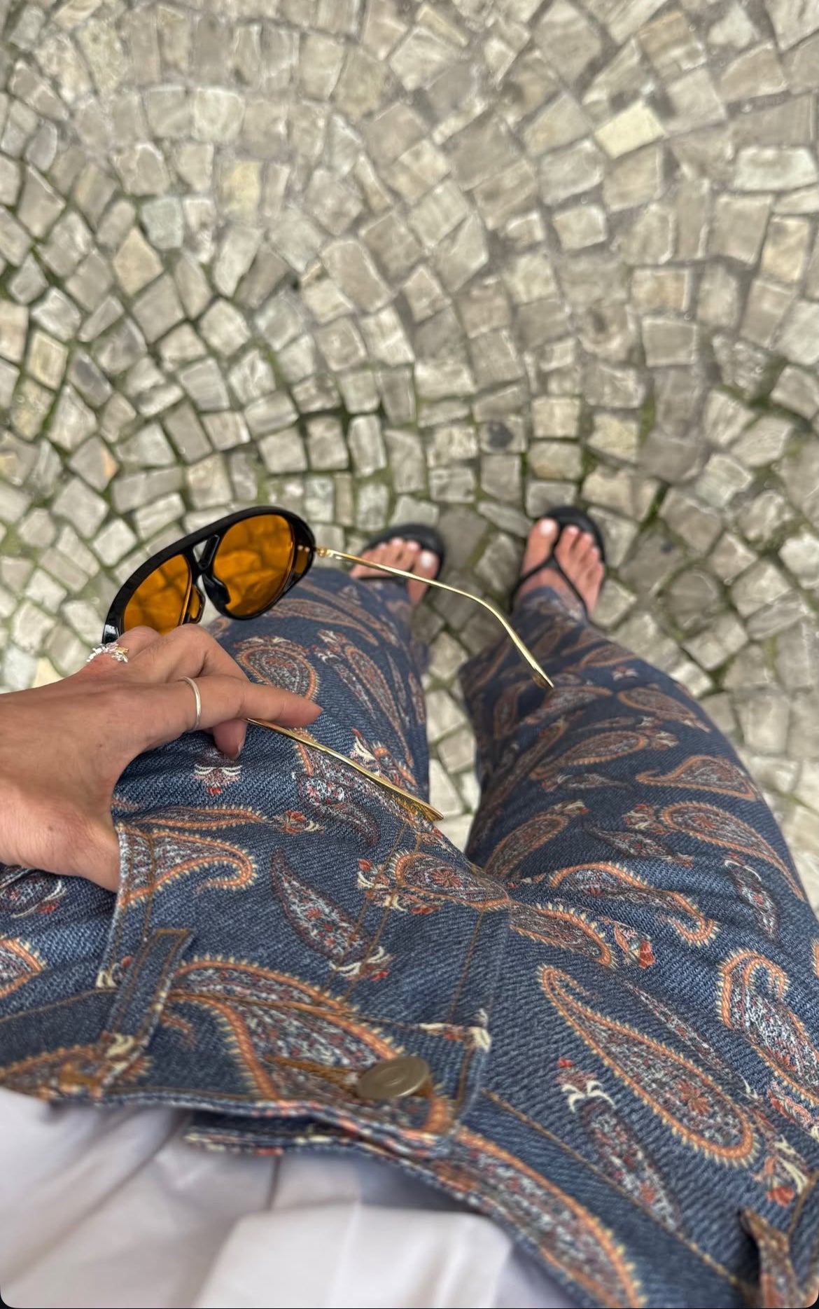 Calça jeans barrel