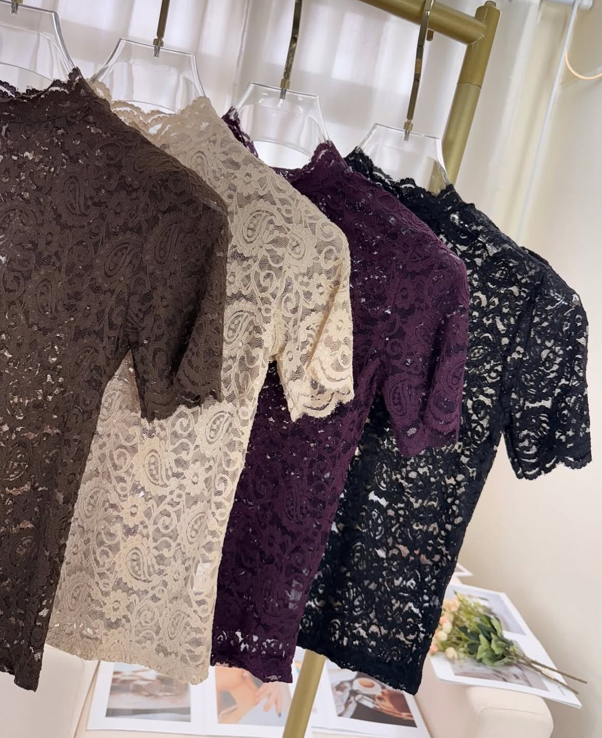 Blusa renda Dália