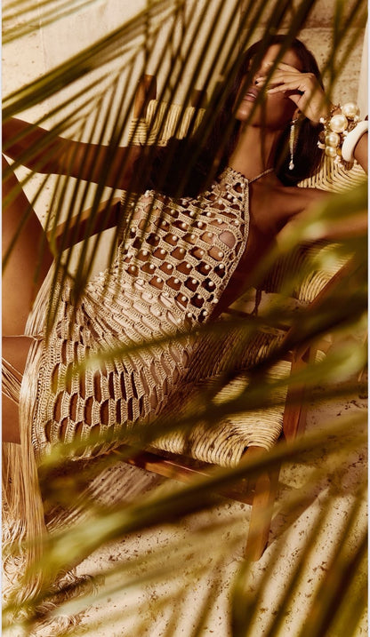 Vestido franja