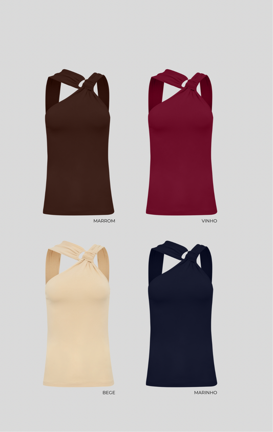 Blusa assimétrica
