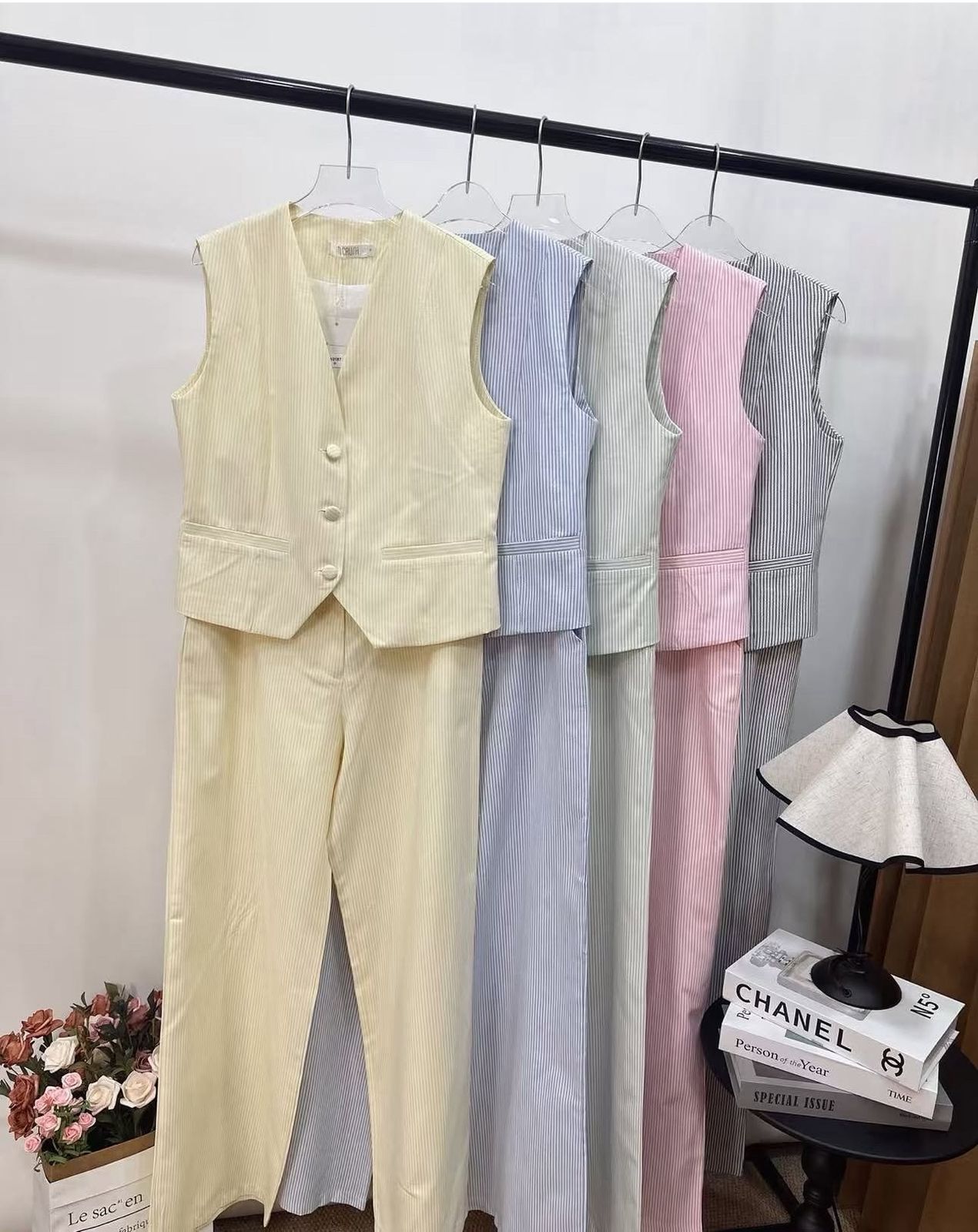 Conjunto listrado Yara