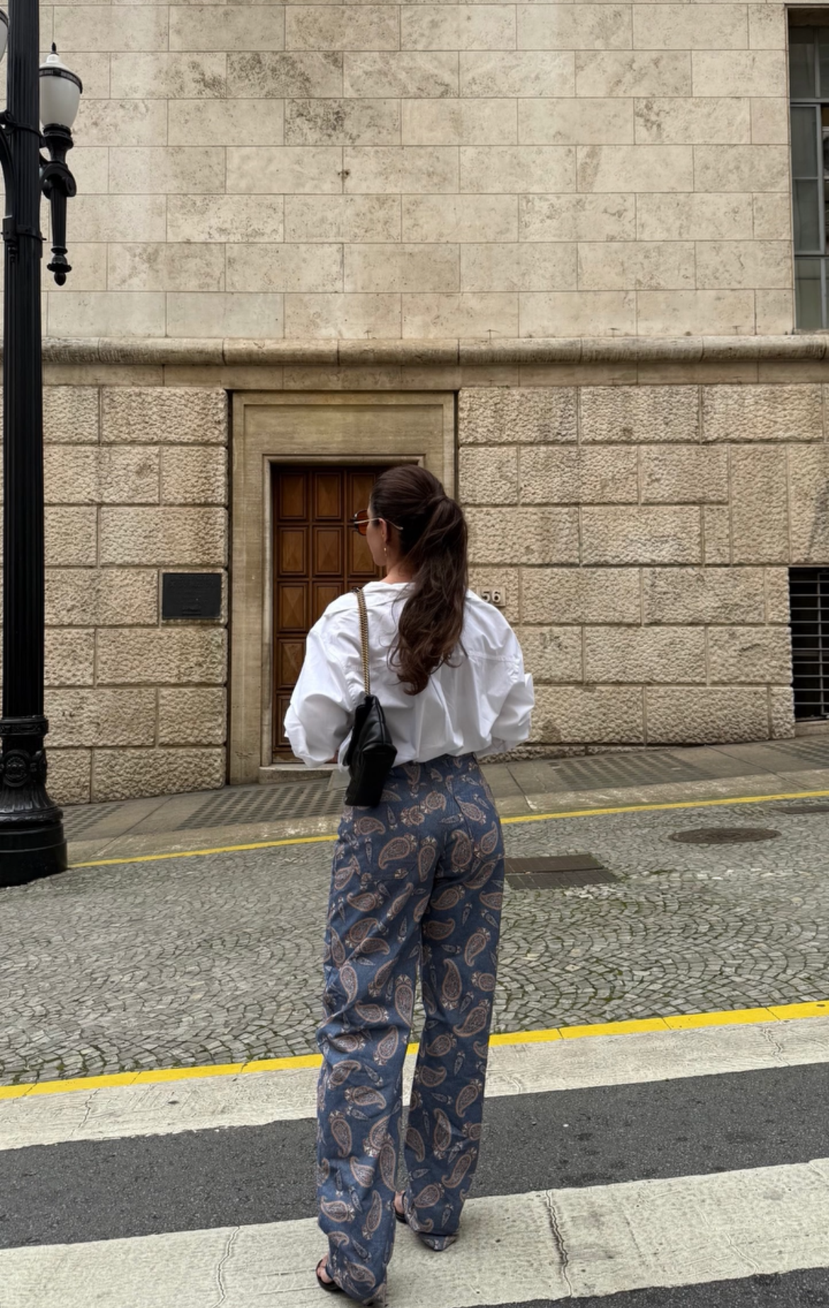 Calça jeans barrel