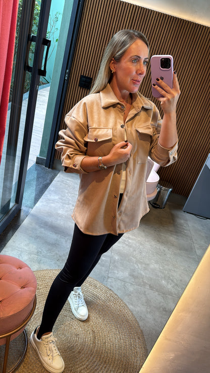 Camisa em suede