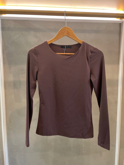 Blusa manga longa poliamida