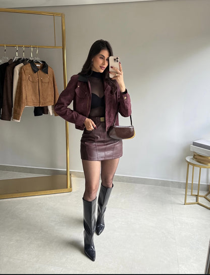 Jaqueta suede