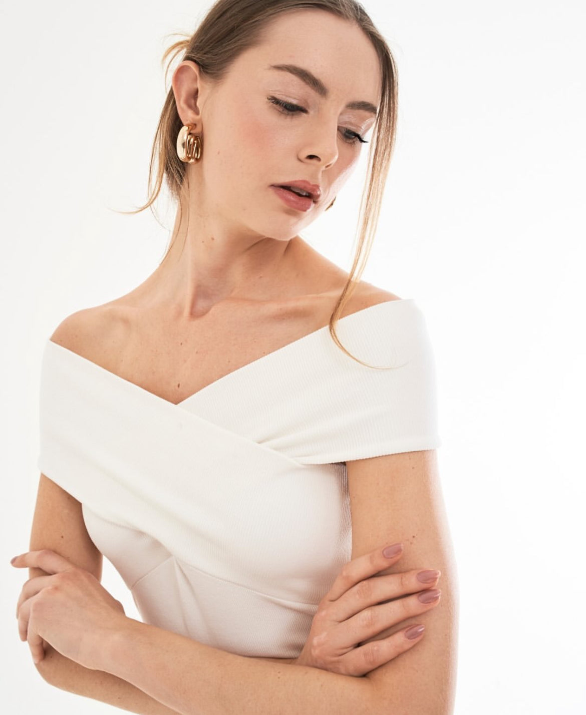 Blusa decote cruzado