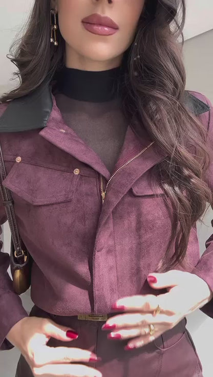 Jaqueta suede