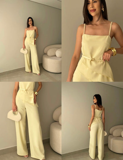 Conjunto alfaiataria Celeste