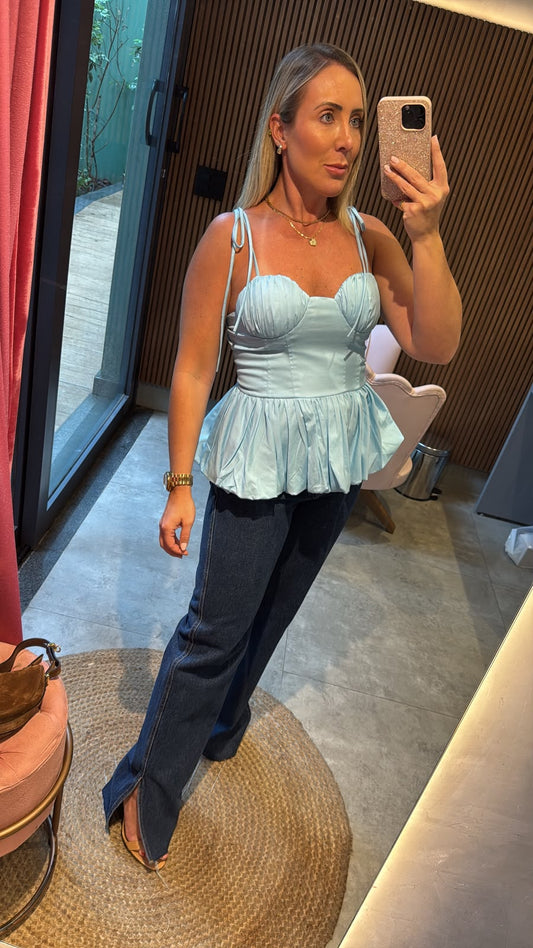 Top corset peplum Serena
