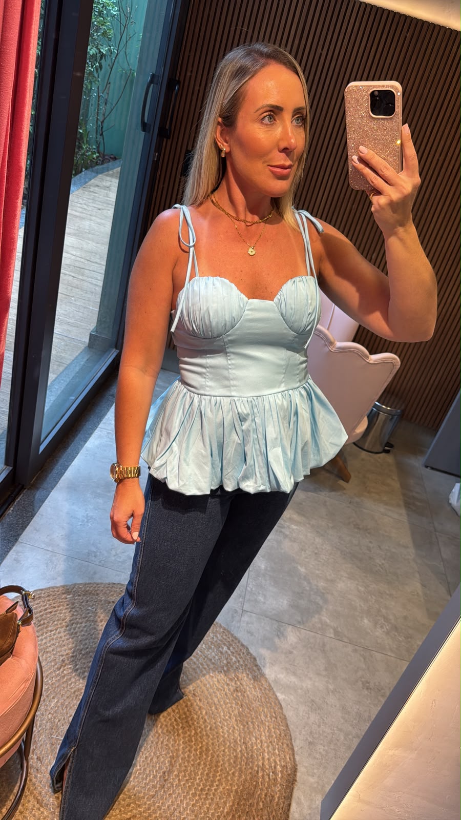 Top corset peplum Serena
